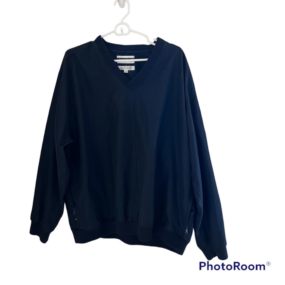 🔷IZOD CLUB: Men’s size L, vintage LPGA championship v-neck pullover w/pockets🔷